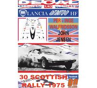 DECAL LANCIA STRATOS "THE CHEQUERED" WALFRIDSSON SCOTTISH R. 1975 DnF (04)
