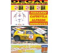 DECAL MG METRO 6R4 FERNANDO CAPDEVILA FORMULA RALLY CANARIAS 1992 (04)
