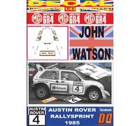 DECAL MG METRO 6R4 JOHN WATSON AUSTIN ROVER RALLYSPRINT 1985 (04)