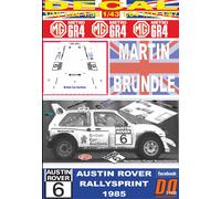 DECAL MG METRO 6R4 MARTIN BRUNDLE AUSTIN ROVER RALLYSPRINT 1985 (04)