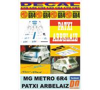 DECAL MG METRO 6R4 PATXI ARBELAIZ 1985 (04)