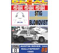 DECAL MG METRO 6R4 STIG BLOMQVIST AUSTIN ROVER RALLYSPRINT 1985 (04)