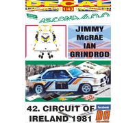 DECAL OPEL ASCONA 400 J.McRAE C.OF IRELAND 1981 WINNER (04)