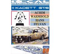 DECAL OPEL KADETT GT/E A. WARMBOLD ACROPOLIS R. 1978 5th (04)