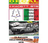 DECAL OPEL KADETT GT/E F. PONS R. DELL´ISOLA D´ELBA 1978 30th (04)
