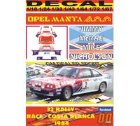 DECAL OPEL MANTA 400 JIMMY MCRAE R. RACE-COSTA BLANCA 1984 4th (04)