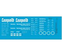 Decal Peddinghaus 1/35 0905 Decal Per Il Modello Dragon Leopold