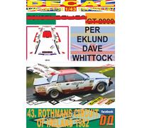 DECAL PER EKLUND CIRCUIT OF IRELAND 1982 DnF (04)