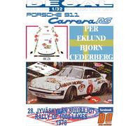 DECAL PORSCHE 911 CARRERA RS P.EKLUND R. OF THE 1000 LAKES 1978 4th (04)