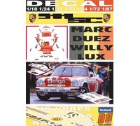 DECAL PORSCHE 911 SC "BASTOS" MARC DUEZ YPRES R. 1982 WINNER (04)