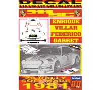 DECAL PORSCHE 911 SC ENRIQUE VILLAR R.SOL RACE 1981 5th (04)