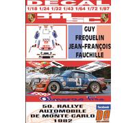 DECAL PORSCHE 911 SC G.FREQUELIN R. MONTECARLO 1982 4th (04)