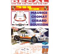 DECAL PORSCHE 911 SC M.CHOMAT R.MONTECARLO 1981 DnF (04)