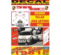DECAL PORSCHE 911 SC RICARDO VILLAR R.SOL RACE 1981 DnF (04)