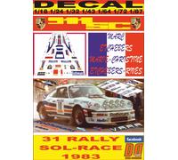 DECAL PORSCHE 911 SC ROTHMANS M. ETCHEBERS R. SOL - RACE 1983 DnF (04)