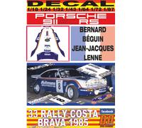 DECAL PORSCHE 911 SC RS B.BEGUIN R.COSTA BRAVA 1985 6th (04)