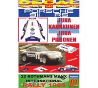 DECAL PORSCHE 911 SC RS J.KANKKUNEN MANX R. 1984 5th (04)