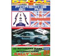 DECAL PORSCHE 911 SC RS R.CLARK MANX R. 1984 000 (04)