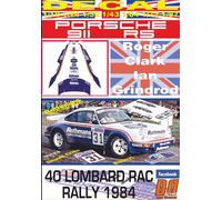 DECAL PORSCHE 911 SC RS R.CLARK RAC R. 1984 11th (04)