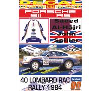 DECAL PORSCHE 911 SC RS S. AL-HAJRI RAC R. 1984 17th (04)