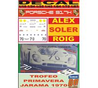 DECAL PORSCHE 917K A.SOLER ROIG TROFEO PRIMAVERA JARAMA 1970 (04)