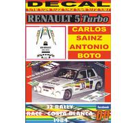 DECAL RENAULT 5 TURBO C.SAINZ R. RACE-COSTA BLANCA 1984 5th (04)