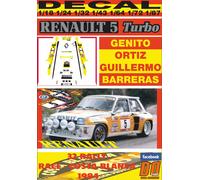 DECAL RENAULT 5 TURBO G.ORTIZ R. RACE-COSTA BLANCA 1984 DnF (04)