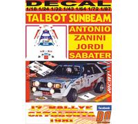 DECAL TALBOT SUNBEAM LOTUS A.ZANINI R.CATALUNYA 1981 DnF (04)