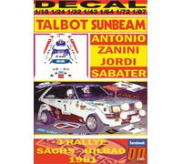 DECAL TALBOT SUNBEAM LOTUS A.ZANINI R.SACHS 1981 WINNER (04)
