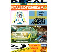 DECAL TALBOT SUNBEAM LOTUS STIG BLOMQVIST 1000 LAKES RALLY 1981 8th (04)