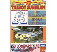 DECAL TALBOT SUNBEAM STIG BLOMQVIST RAC RALLY 1981 3rd (04)
