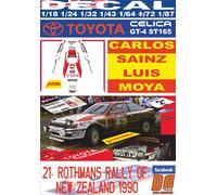 DECAL TOYOTA CELICA GT4 C.SAINZ R.NEW ZEALAND 1990 1st OVERALL (04)
