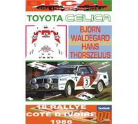 DECAL TOYOTA CELICA TWINCAM TURBO B.WALDEGARD R. COTE D´IVOIRE 1986 WINNER (04)