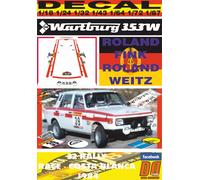 DECAL WARTBURG 353 W ROLAND FINK R. RACE-COSTA BLANCA 1984 DnF (04)