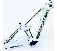 Decalart Set di 13 adesivi per Telaio Mtb Binario Matrix Matematica Informatica 2.0 Sport Mountain bike Strada Corsa adesivi copri graffi L318 (Modello D)