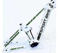 Decalart Set di 13 adesivi per Telaio Mtb Binario Matrix Matematica Informatica 2.0 Sport Mountain bike Strada Corsa adesivi copri graffi L318 (Modello E)