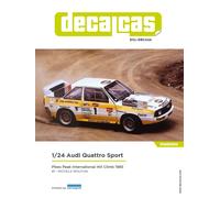 Decalcas Decal 1/24 Decals Audi Quattro # 7 M.Mouton - Decalcas - DCL-DEC055