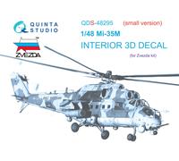 Decalcomania 3D Quinta Studio 1/48 per interni abitacolo Mi-35M (Zvezda)...