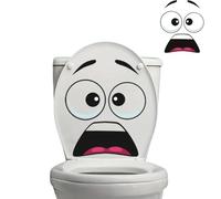Decalcomania 3D sorpresa per WC, adesivi per sedile WC, adesivi in vinile impermeabili, adesivi divertenti per il bagno