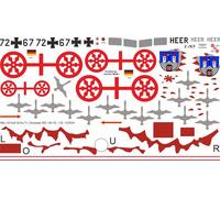 Decalcomania 553 Bell UH-1D Esercito Tedesco Esercito 72+67 40 Anni THR 30