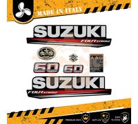 Decalcomania Adesivi Motore Fuoribordo Suzuki DF 60 cv A - Four Stroke BLACK A