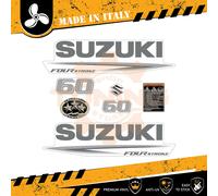 Decalcomania Adesivi Motore Fuoribordo Suzuki DF 60 cv A - Four Stroke WHITE B