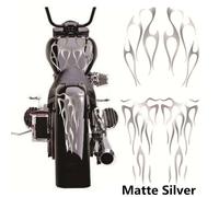 Decalcomania argento opaco serbatoio gas decalcomania per personalizzazione ades