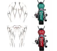 Decalcomania argento opaco serbatoio gas decalcomania per personalizzazione ades