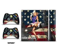Decalcomania Avvolgere per Xbox 360 E Gioco Console & Joystick Adesivo Design