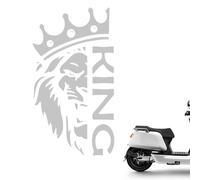 Decalcomania del volto di leone per auto, adesivo per auto di leone - Adesivo per finestrino della macchina Adesivi per decalcomanie con della giungla,Fantastici adesivi con luce riflessa e fort