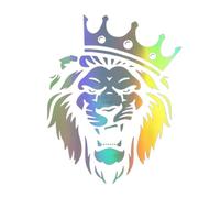 Decalcomania del volto di leone per auto, adesivo per auto di leone | Decalcomanie per vetrine per con della giungla - Riflette la luce, decalcomanie accattivanti per pareti di finestre, bi