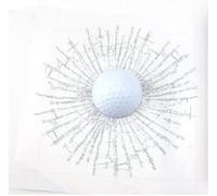 Decalcomania della crepa del finestrino dell'auto 3D Pallina da golf pazza Adesivi in vetro rotto Adesivi for vetri rotti della palla Decalcomania della finestra Kit artistico Decorazioni for decalc