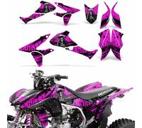 Decalcomania Grafico Kit per Honda TRX450R Atv Quad Adesivo Wrap 2004-2016