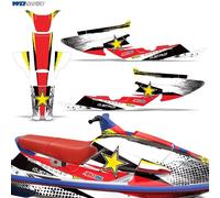 Decalcomania Grafico Kit Per Yamaha Jet Sci Avvolgere Jetski Onda 700/1100
